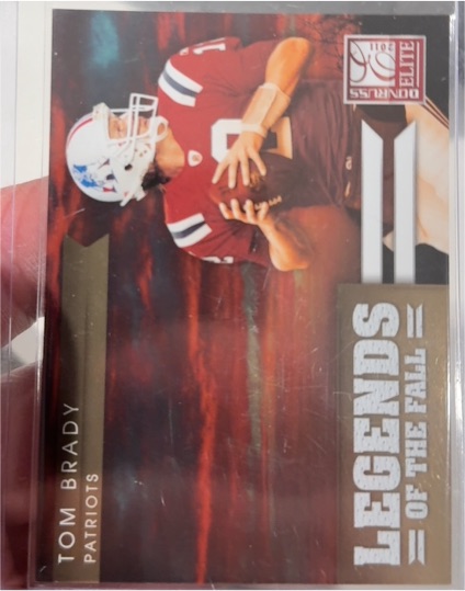 2011 Donruss Elite #11 Tom Brady Legends of the Fall — front