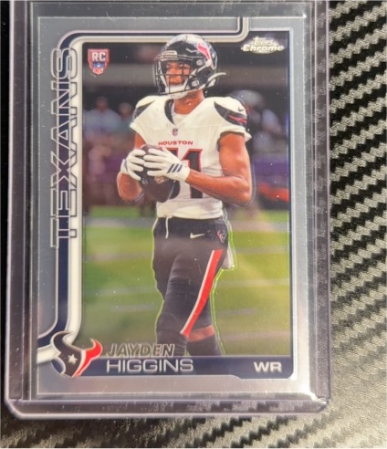2025 Topps Chrome #343 Jayden Higgins — front