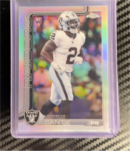 2025 Topps Chrome #322 Ashton Jeanty — front