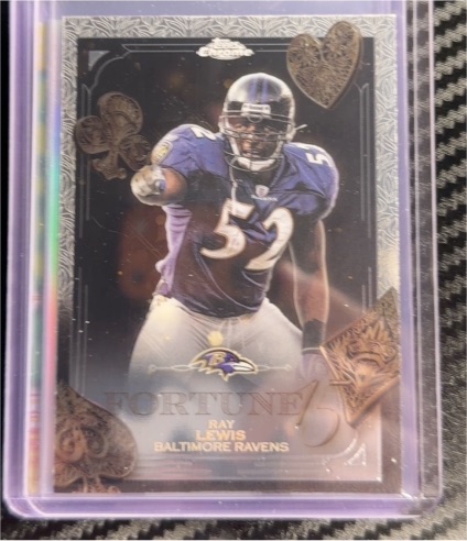 2025 Topps Chrome Fortune 15 #F15-31 Ray Lewis — front