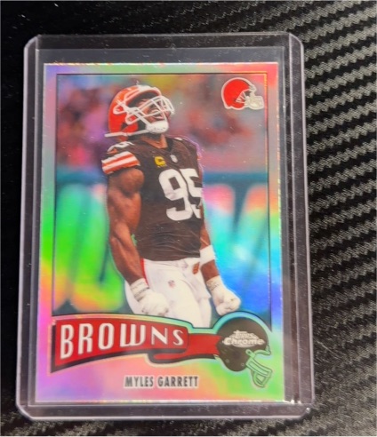 2025 Topps Chrome Football #1975-8 Myles Garrett — front