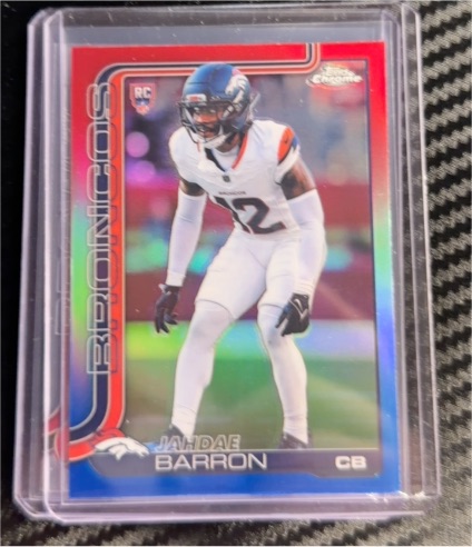 2025 Topps Chrome #359 Jahdae Barron — front