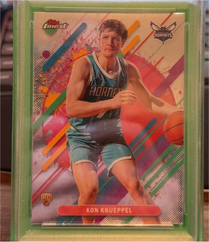 2026 Topps Finest #4 Kon Knueppel — front