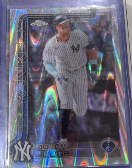 2025 Topps Chrome #99 Aaron Judge — front