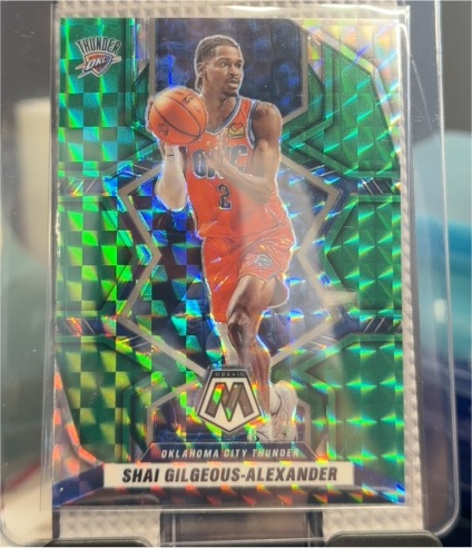 2021-22 Panini Mosaic #41 Shai Gilgeous-Alexander — front