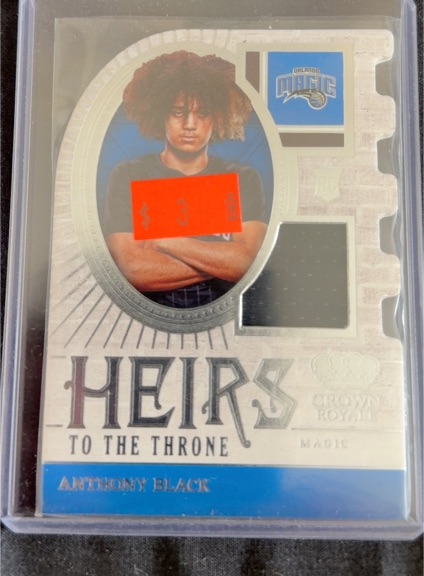 2023-24 Panini Crown Royale #HT-BLK Anthony Black Heirs to the Throne — front