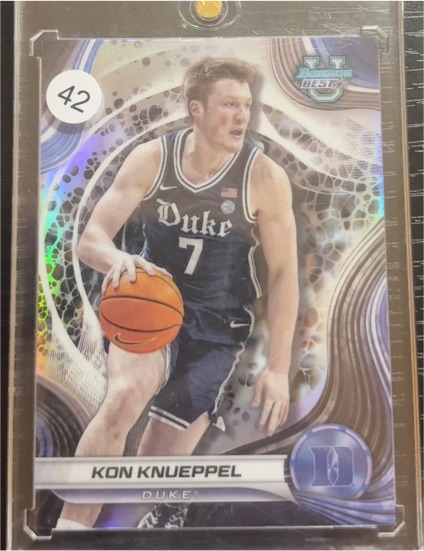 2024-25 Bowman University Best #48 Kon Knueppel — front