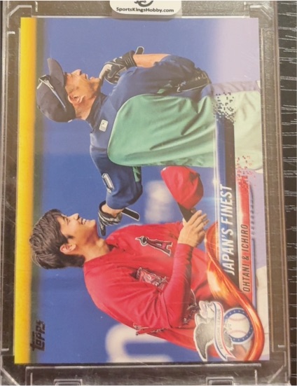 2018 Topps Update #US153 Shohei Ohtani & Ichiro Suzuki — front
