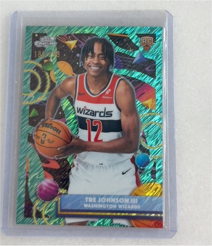 2025 Topps Chrome #256 Tre Johnson III — front