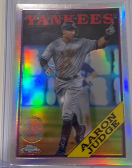 2023 Topps Chrome 35th Anniversary #88BC-1 Aaron Judge — front