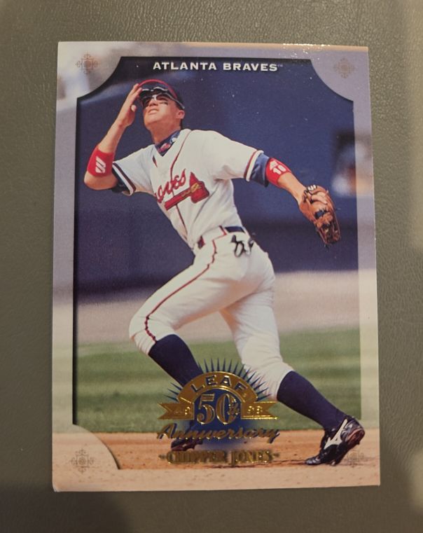 1998 Leaf 50th Anniversary #130 Chipper Jones — front