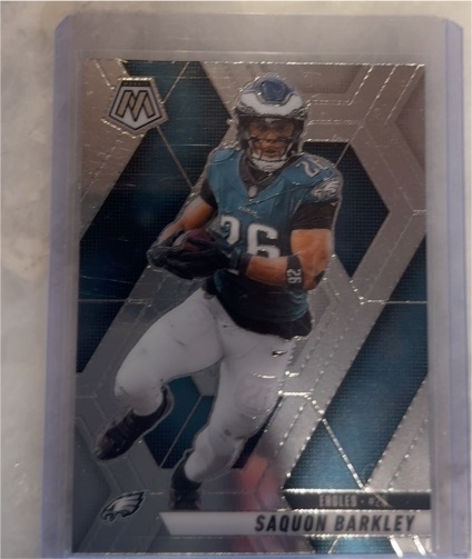2025 Panini Mosaic #212 Saquon Barkley — front