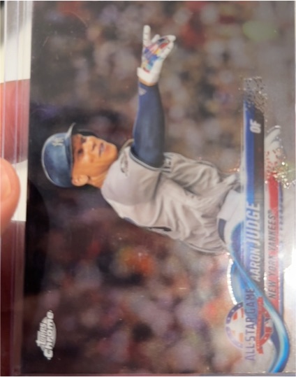 2018 Topps Chrome Update #HMT70 Aaron Judge — front