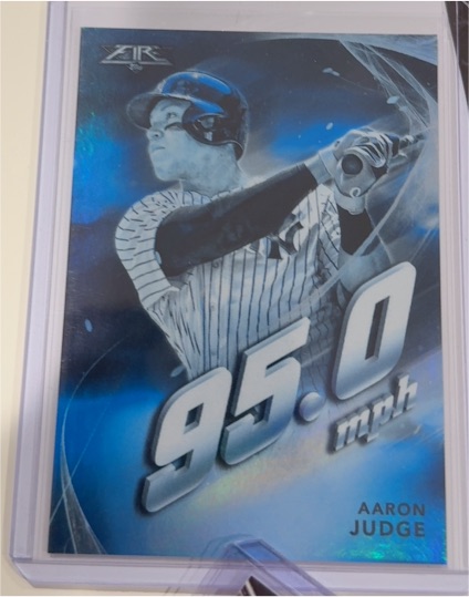 2019 Topps Fire Maximum Velocity #MV-4 Aaron Judge — front