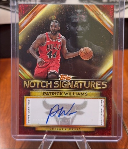 2025-26 Topps Notch Signatures #TNS-PW Patrick Williams — front