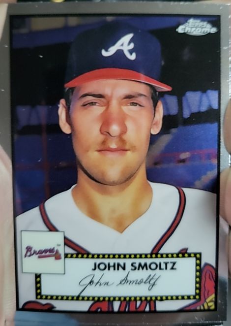 2021 Topps Chrome Platinum Anniversary #600 John Smoltz — front