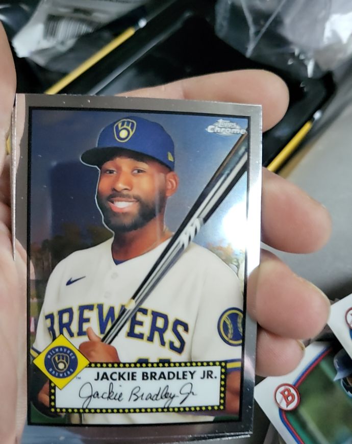 2021 Topps Chrome Platinum Anniversary #147 Jackie Bradley Jr. — front