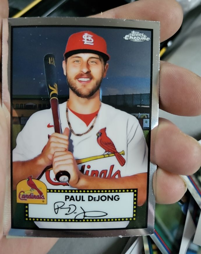 2021 Topps Chrome Platinum Anniversary #424 Paul DeJong — front