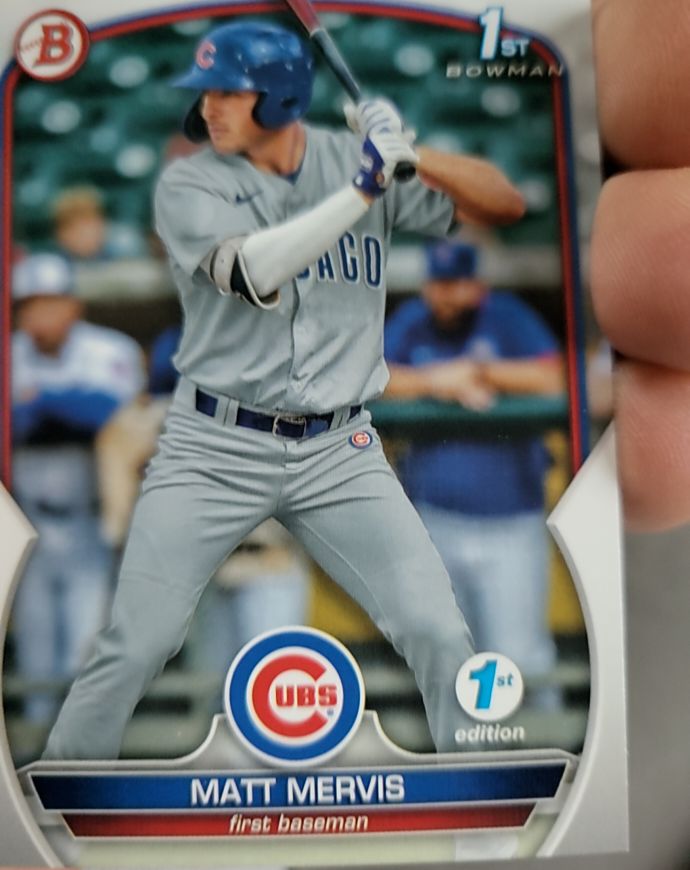 2023 Bowman 1st Bowman #BP-74 Matt Mervis — front