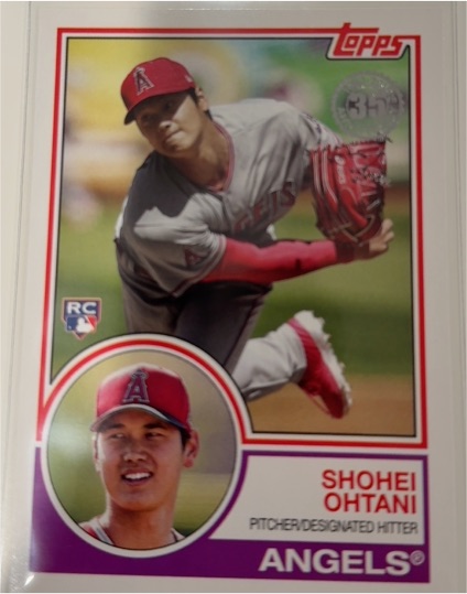 2018 Topps Update #83-2 Shohei Ohtani — front
