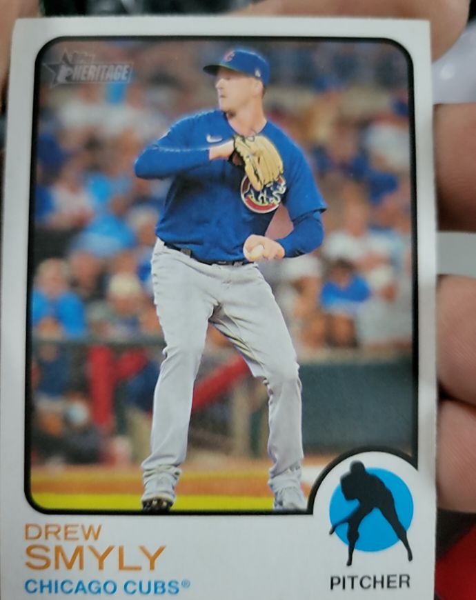 2022 Topps Heritage High Number #648 Drew Smyly — front