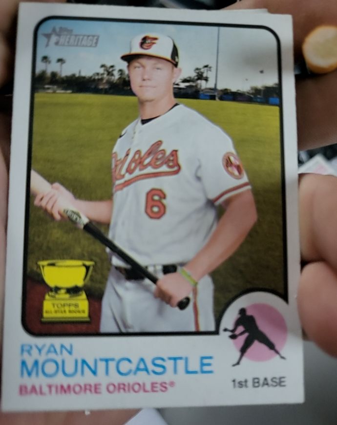 2022 Topps Heritage #551 Ryan Mountcastle — front