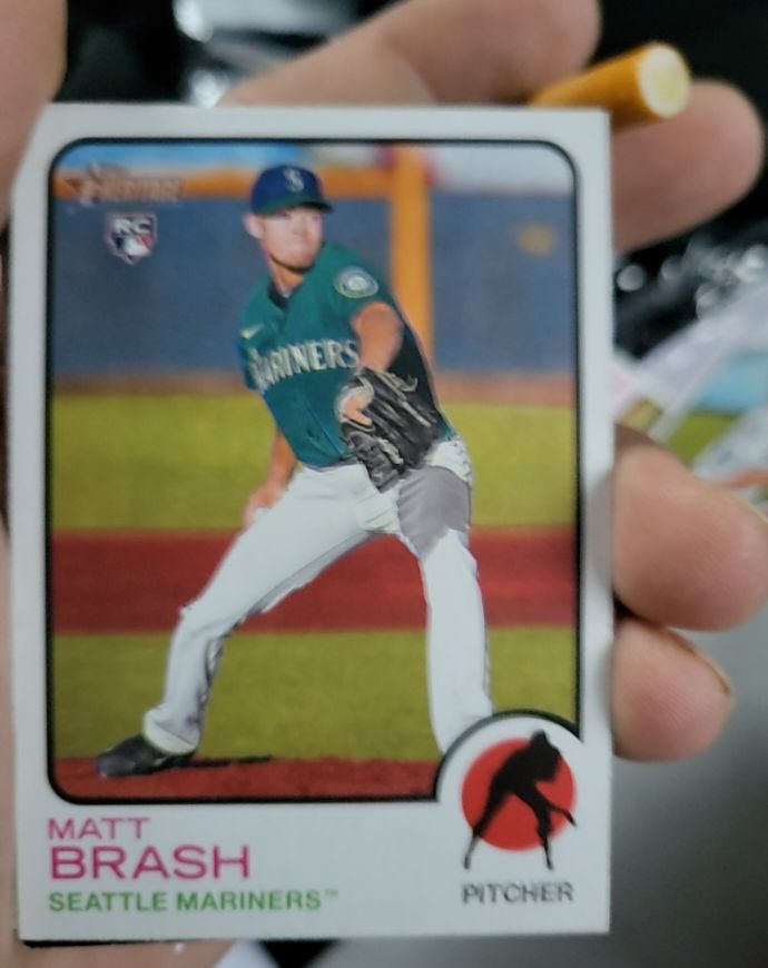 2022 Topps Heritage High Number #547 Matt Brash — front