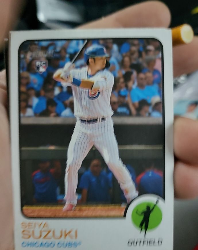 2022 Topps Heritage High Number #505 Seiya Suzuki — front