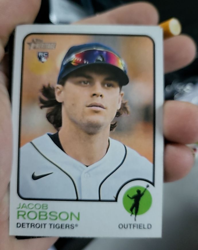 2022 Topps Heritage #588 Jacob Robson RC — front