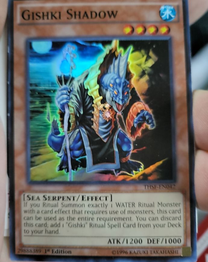 Yu-Gi-Oh! THSF-EN042 Gishki Shadow — front