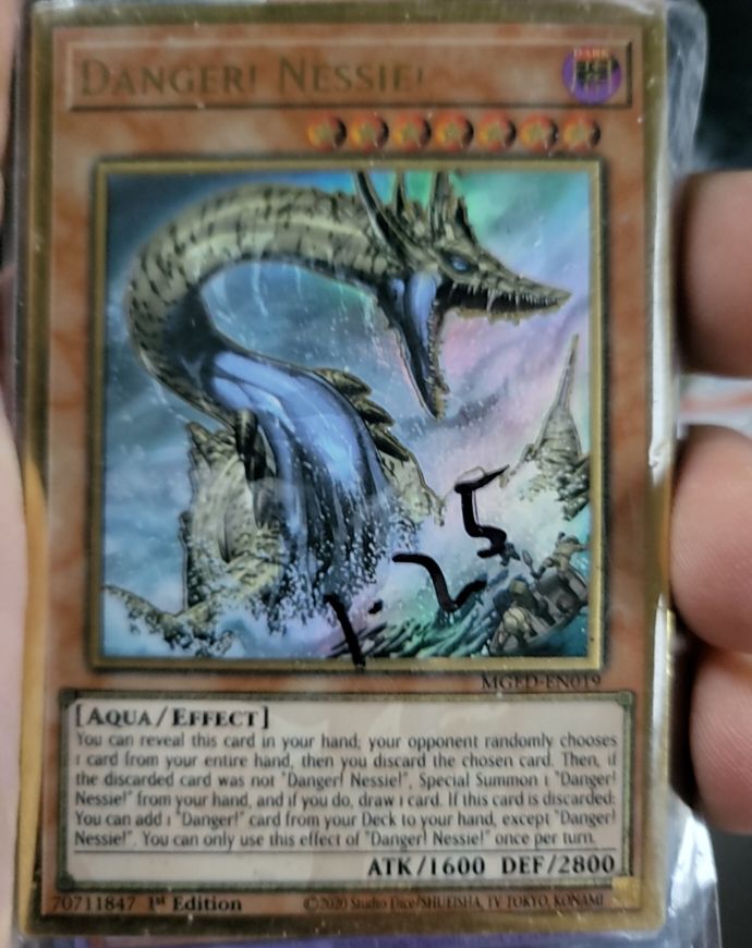 2020 Yu-Gi-Oh! MGED-EN019 Danger! Nessie! — front