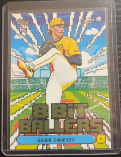 2026 Topps Series 1 #8B-22 Bubba Chandler 8 Bit Ballers Insert RC — front