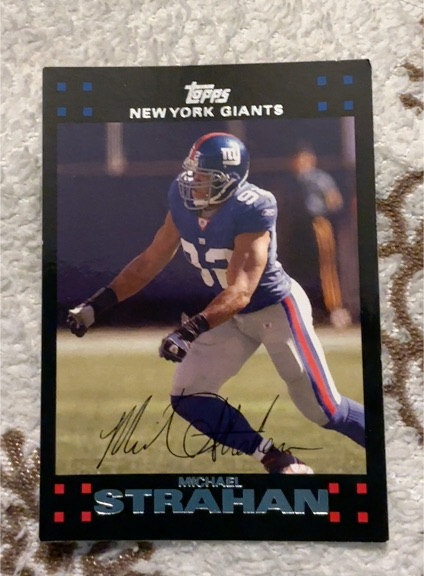 2007 Topps #260 Michael Strahan — front