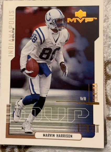 2000 Upper Deck MVP #68 Marvin Harrison — front