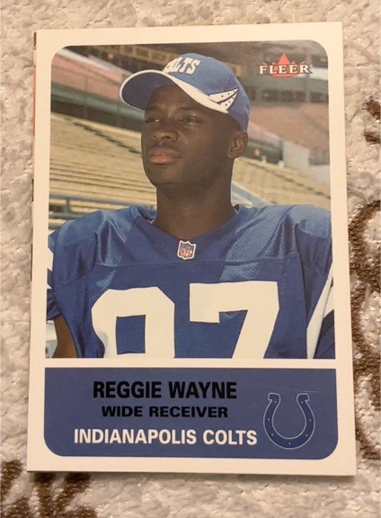 2002 Fleer #41 Reggie Wayne — front