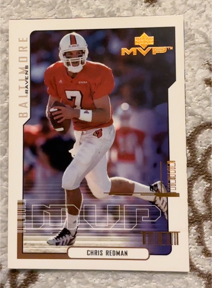 2000 Upper Deck MVP #190 Chris Redman — front