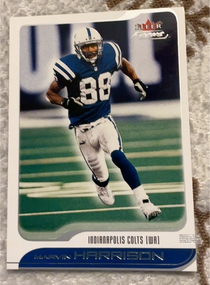 2001 Fleer Focus #106 Marvin Harrison — front