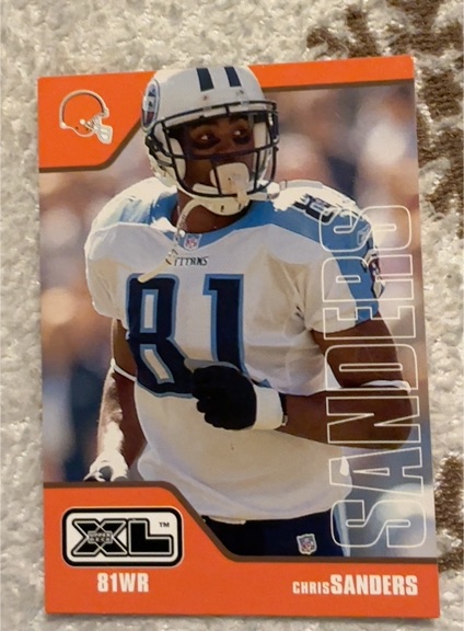 2002 Upper Deck XL #465 Chris Sanders — front