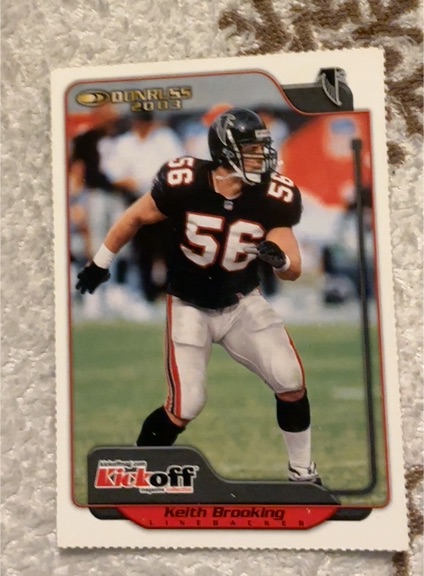 2002 Donruss Kickoff Keith Brooking — front
