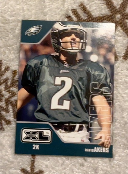 2002 Upper Deck XL #351 David Akers — front