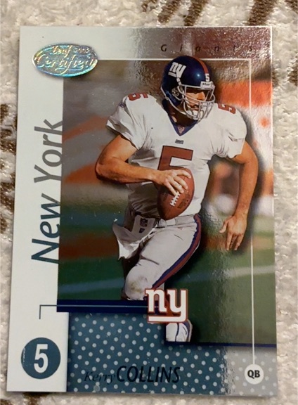 2002 Leaf Certified Football #58 Kerry Collins — front
