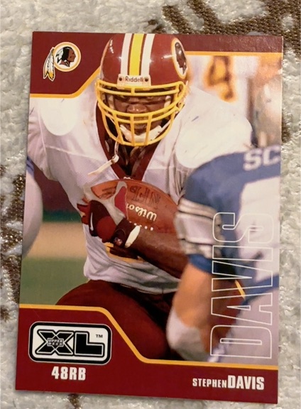 2002 Upper Deck XL #493 Stephen Davis — front
