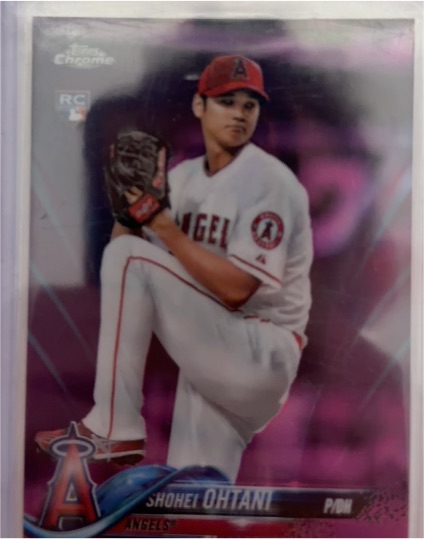 2018 Topps Chrome #150 Shohei Ohtani — front
