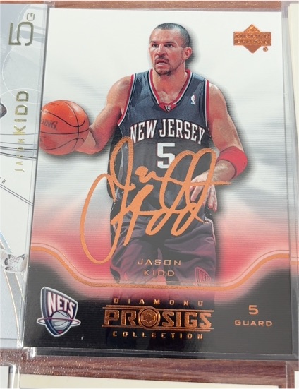 2004-05 Upper Deck Pro Sigs Diamond Collection #54 Jason Kidd — front
