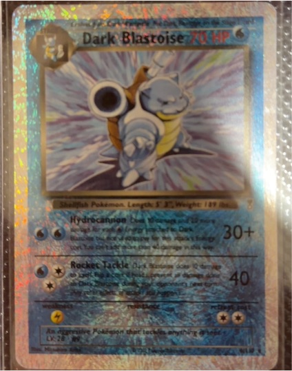 2002 Pokémon Legendary Collection #4 Dark Blastoise — front