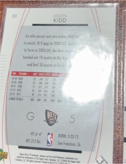 2002-03 Upper Deck #53 Jason Kidd — front