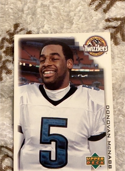 2002 Upper Deck Twizzlers #7 Donovan McNabb — front