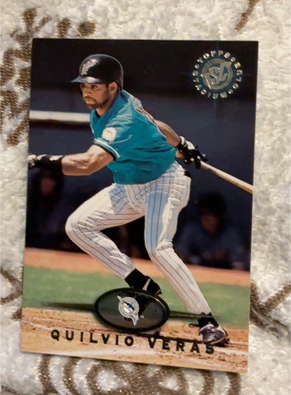 1995 Topps Stadium Club #555 Quilvio Veras — front