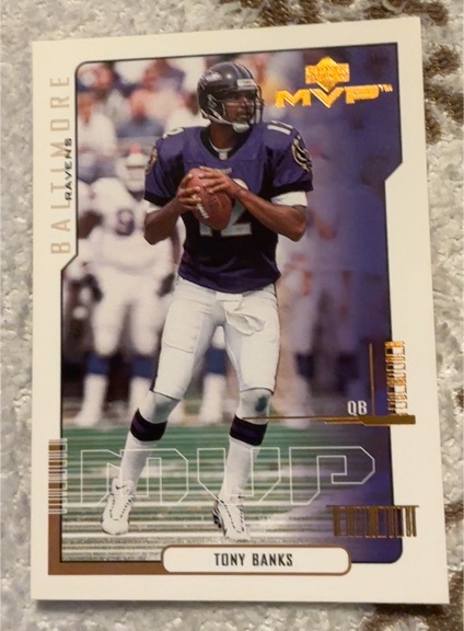 2000 Upper Deck MVP #16 Tony Banks — front