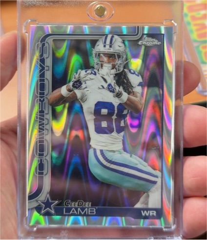 2025 Topps Chrome #76 CeeDee Lamb — front
